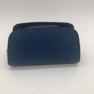ヴィトン(LOUIS VUITTON) エピ ポーチ(レディース)(ブルー・ネイビー