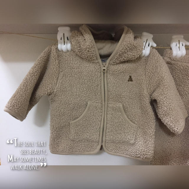 babyGAP(ベビーギャップ)のさやか様  GAPファーSET UP70 キッズ/ベビー/マタニティのベビー服(~85cm)(パンツ)の商品写真