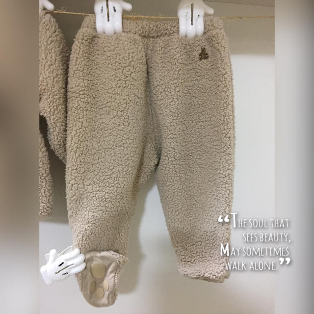 babyGAP(ベビーギャップ)のさやか様  GAPファーSET UP70 キッズ/ベビー/マタニティのベビー服(~85cm)(パンツ)の商品写真