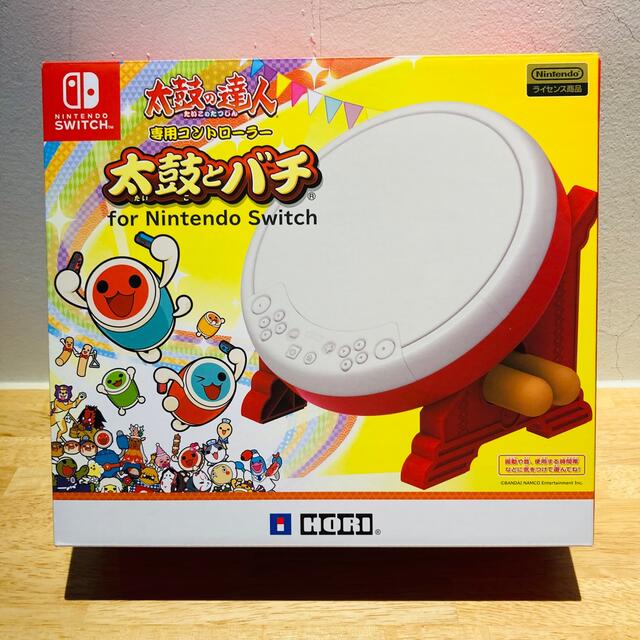 Nintendo Switch(ニンテンドースイッチ)の太鼓の達人専用コントローラー　太鼓とバチ　for Nintendo Switch エンタメ/ホビーのゲームソフト/ゲーム機本体(その他)の商品写真