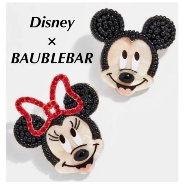 ピアスDisney×Baublebar コラボ ミッキー＆ミニーピアス