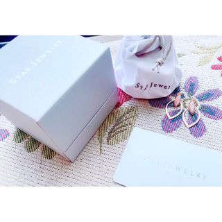STAR JEWELRY - スタージュエリー K10 マザーオブパール 2way ピアスの