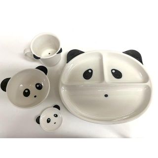 パンダ柄🐼子供用食器(プレート/茶碗)