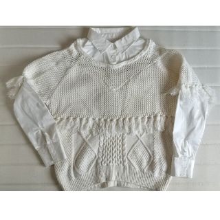 アメリヴィンテージ(Ameri VINTAGE)のアメリ SHEER DOCKING KNIT(ニット/セーター)