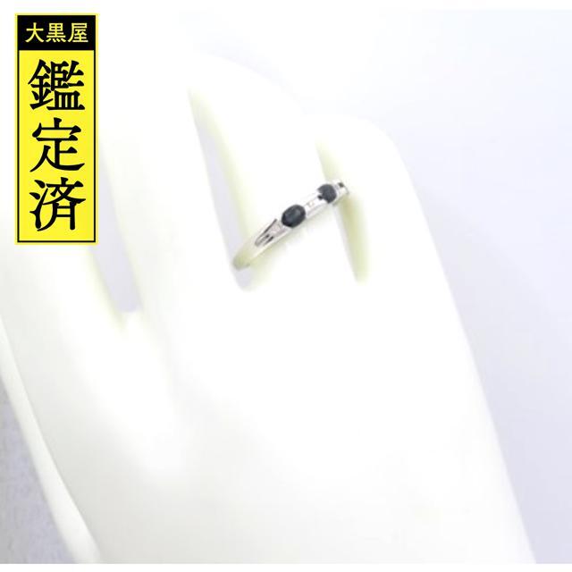 JEWELRY　指輪　プラチナ　ダイヤ　アレキサンドライト　17号　【474】 レディースのアクセサリー(リング(指輪))の商品写真