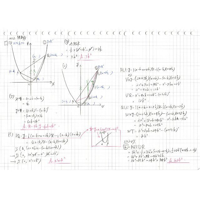 塾講師オリジナル 数学解説(動画付!!) 筑駒 2022 高校入試 過去 塾講師オリジナル 数学解説(動画付!!) 筑駒 2022 高校入試 過去