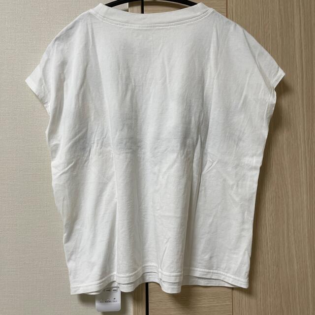 GRACE CONTINENTAL(グレースコンチネンタル)のグレースコンチネンタル　ダイアグラム　フラワー刺繍ロゴTシャツ レディースのトップス(Tシャツ(半袖/袖なし))の商品写真