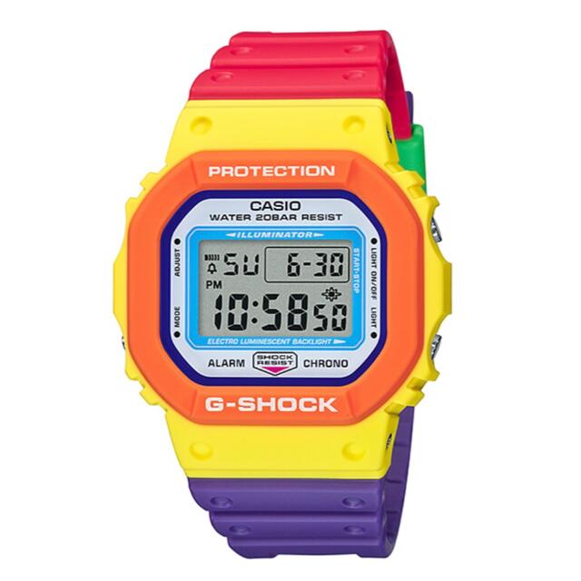 CASIO G-SHOCK DW サイケデリック マルチ カラーズ　生産終了