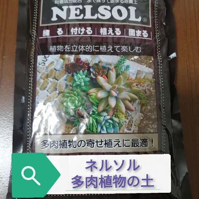 ネルソル多肉植物寄せ植え用の土 ハンドメイドのフラワー/ガーデン(その他)の商品写真