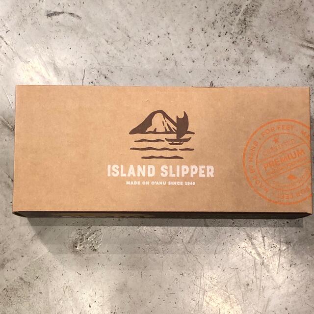 ISLAND SLIPPER(アイランドスリッパ)のアイランドスリッパ  黒　メンズ　サンダル　本革　US7 25 人気　履きやすい メンズの靴/シューズ(サンダル)の商品写真