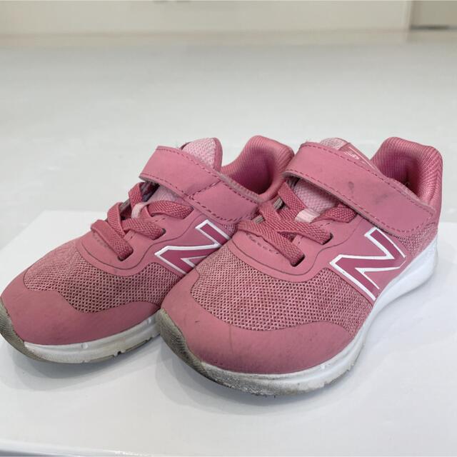 New Balance(ニューバランス)の【new balance】Premus プレマス スニーカー 14cm ピンク キッズ/ベビー/マタニティのベビー靴/シューズ(~14cm)(スニーカー)の商品写真