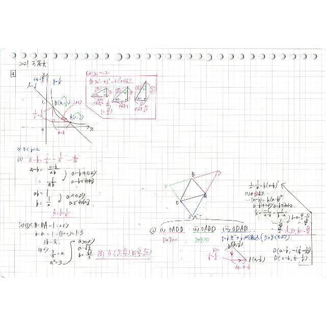 今だけ3割引 塾講師オリジナル数学解説 お茶女 高校入試 過去問 2017