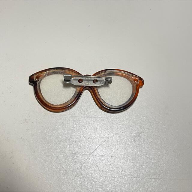ヴィンテージ　アンティーク　眼鏡型　メガネ　ブローチ　コサージュ　アクセサリー 1