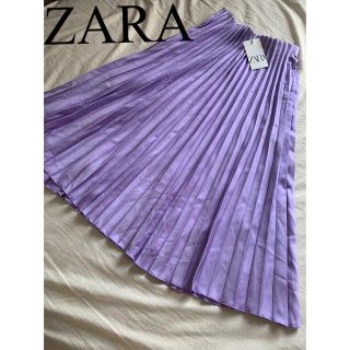 ザラ(ZARA)の新品　ZARA ザラ　ロングスカート　スカート　プリーツ　人気　完売(ロングスカート)