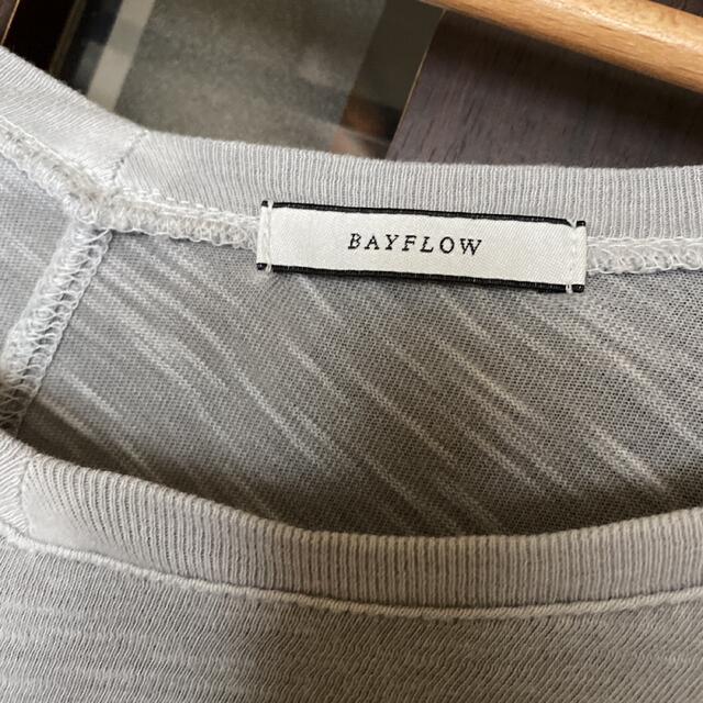 BAYFLOW(ベイフロー)のBAYFLOW ベイフロー　Tシャツ カットソー トップス レディースのトップス(Tシャツ(半袖/袖なし))の商品写真