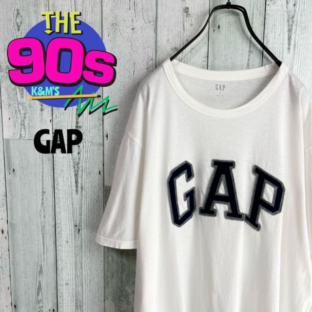 90's GAP ギャップ  立体ビッグロゴ　ビッグサイズ Tシャツ