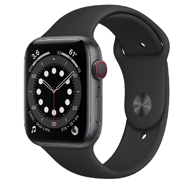 Apple Watch Series 6 44mm スペースグレイ アルミニウ…