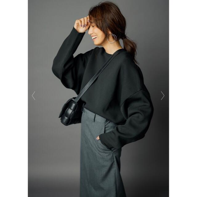 mother - FORME ミラノリブニット ブラック 2021 A/W COLLECTION の