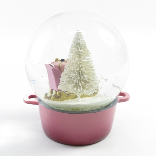 LE CREUSET(ルクルーゼ)のルクルーゼ クリスマス クリスマス スノードーム 2018 1点 SC4835R インテリア/住まい/日用品のインテリア小物(置物)の商品写真