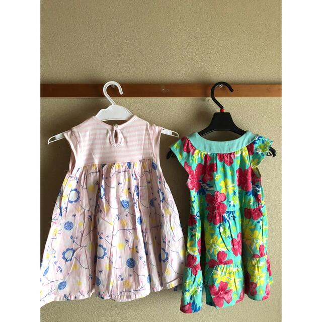 女児ノースリーブワンピースset☆size90 キッズ/ベビー/マタニティのキッズ服女の子用(90cm~)(ワンピース)の商品写真