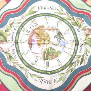 Hermes - エルメス カレ90 花の中で過ごす時間 スカーフ シルク100