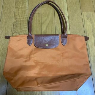 ロンシャン(LONGCHAMP)のロンシャン　オレンジ　バッグ(ハンドバッグ)