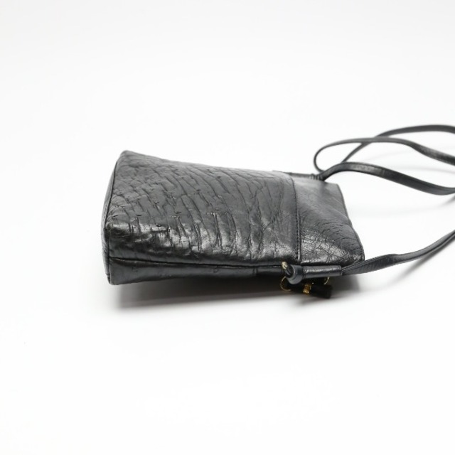 OSTRICH(オーストリッチ)のオーストリッチ  ショルダーバッグ ブラック  ostrich 斜め掛け レディースのバッグ(ショルダーバッグ)の商品写真
