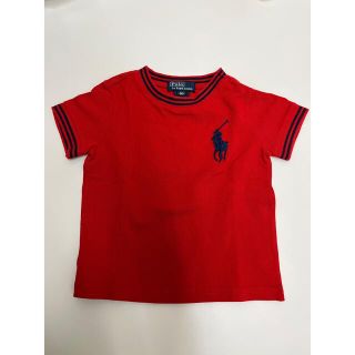 ラルフローレン(Ralph Lauren)のラルフローレン ポロシャツ　Tシャツ　80 赤　レッド　半袖　ビッグポニー(Ｔシャツ)