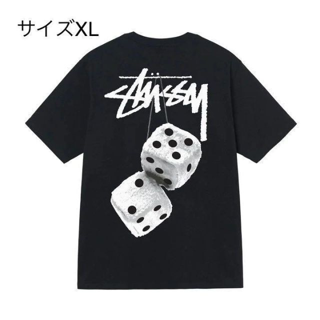 【新品】stussy Tシャツ　サイズXL ブラック