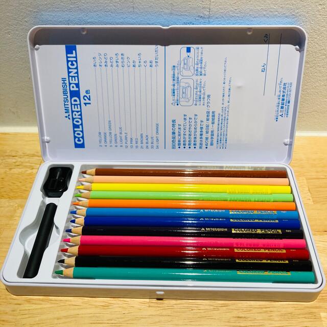 三菱鉛筆(ミツビシエンピツ)のスーパーマリオ色鉛筆12色+赤鉛筆+えんぴつ2B8本+B5本 エンタメ/ホビーのアート用品(色鉛筆)の商品写真