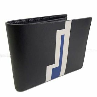 ダンヒル(Dunhill)のDUNHILL ２つ折り財布 小銭入れ付き メンズ ブラック(折り財布)