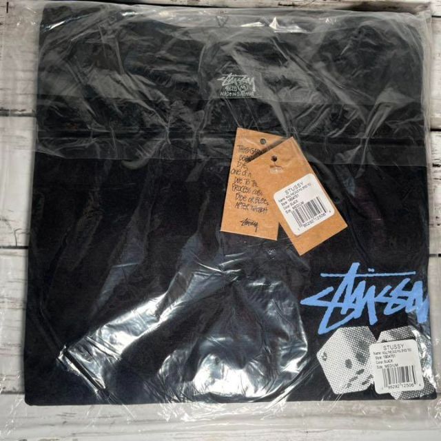 【新品】stussy Tシャツ　サイズM ブラック 2