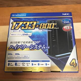 エヌイーシー(NEC)の【中古】NEC Aterm 無線LANルーター PA-WG2600HS(PC周辺機器)