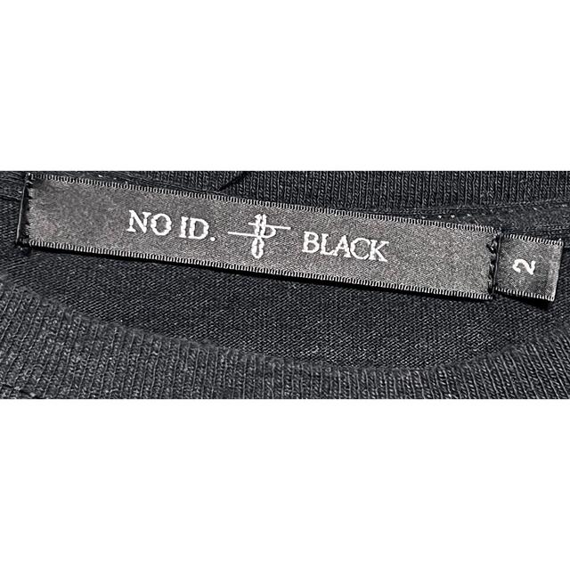 NO ID.(ノーアイディー)の匿名発送　美品　NO ID BLACK ビニールポケットC/N-T ブラック メンズのトップス(Tシャツ/カットソー(半袖/袖なし))の商品写真