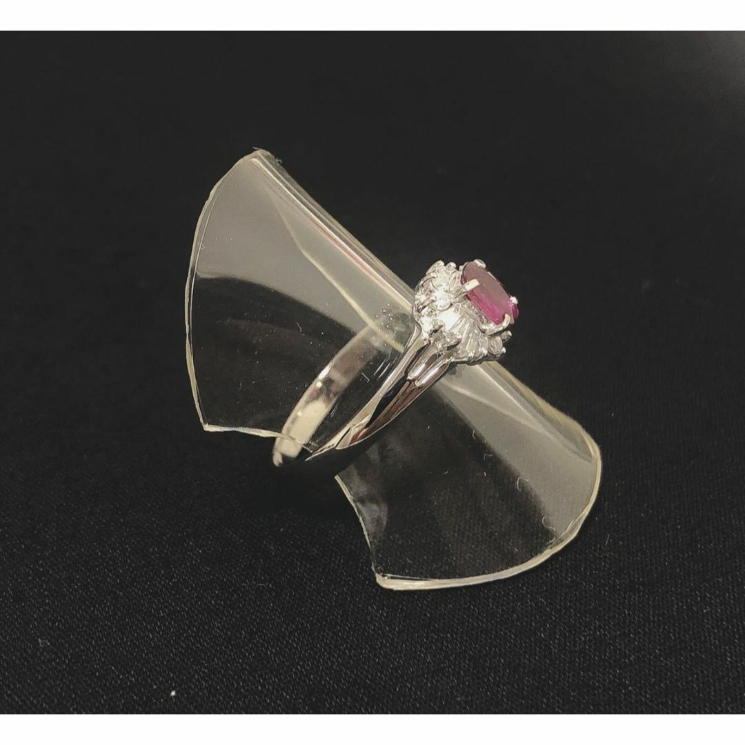 ☆仕上済☆ Pt850 ルビーダイヤモンドレディースリング #11 0.34ct レディースのアクセサリー(リング(指輪))の商品写真