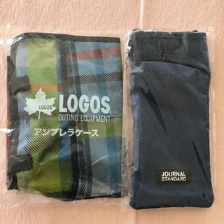 ロゴス(LOGOS)のLOGOS   アンブレラケース➕デニム調ポーチ(車内アクセサリ)