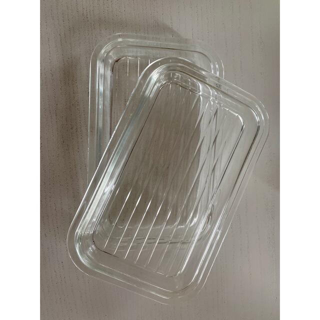 Pyrex(パイレックス)のオールドパイレックス　レフリジレーター　M ２個セット　蓋付き インテリア/住まい/日用品のキッチン/食器(容器)の商品写真