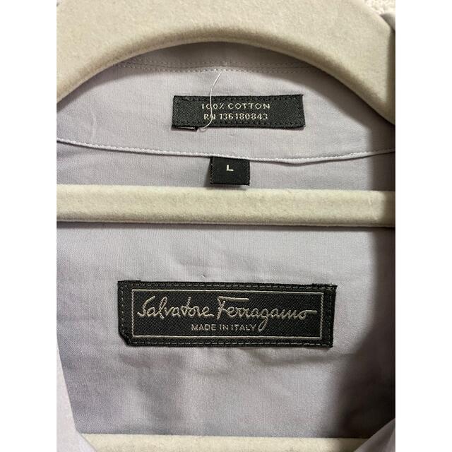 Salvatore Ferragamo logo zip up shirt