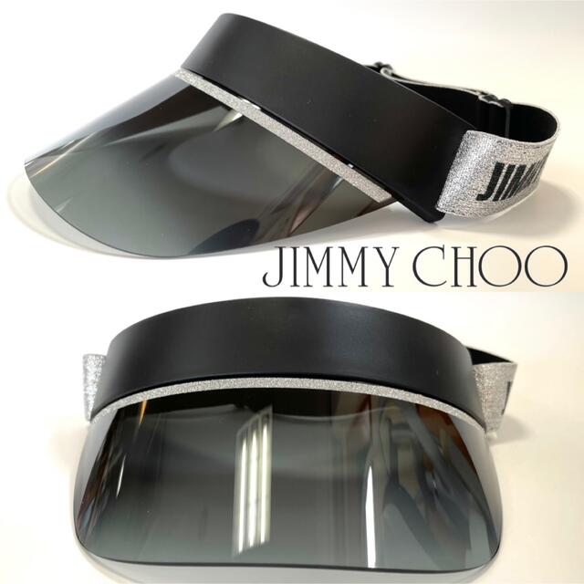 JIMMY CHOO - JIMMY CHOO ジミーチュウ サンバイザー BSC ブラック/シルバーの通販 by Wicked