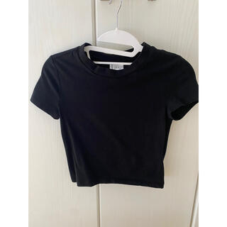 エイチアンドエム(H&M)のショート丈　Tシャツ(Tシャツ(半袖/袖なし))