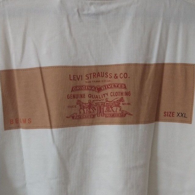 BEAMS(ビームス)のリーバイス BEAMS コラボTシャツ US Sサイズ メンズのトップス(Tシャツ/カットソー(半袖/袖なし))の商品写真