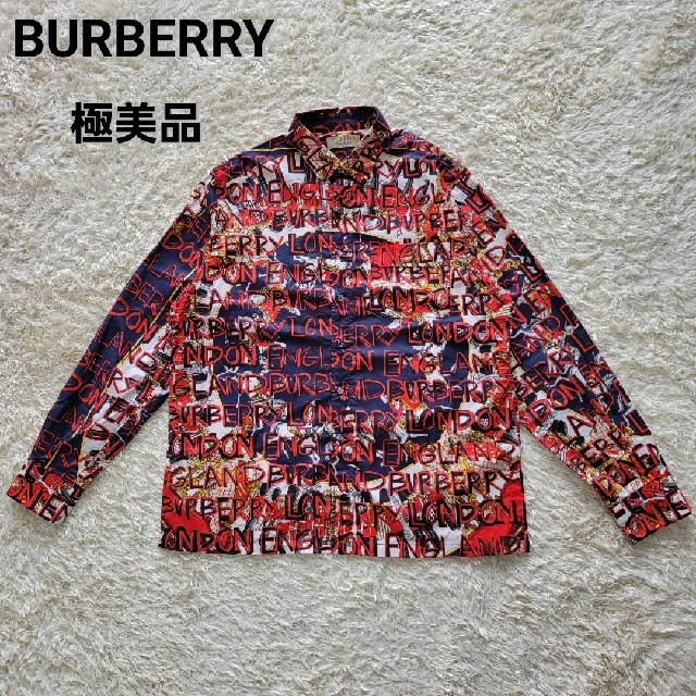 BURBERRY - 【極美品】BURBERRY　バーバリーグラフィティアーカイブスカーフシャツ