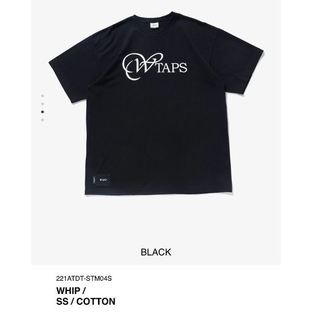 BLACK L 22SS WTAPS WHIP / SS / COTTON