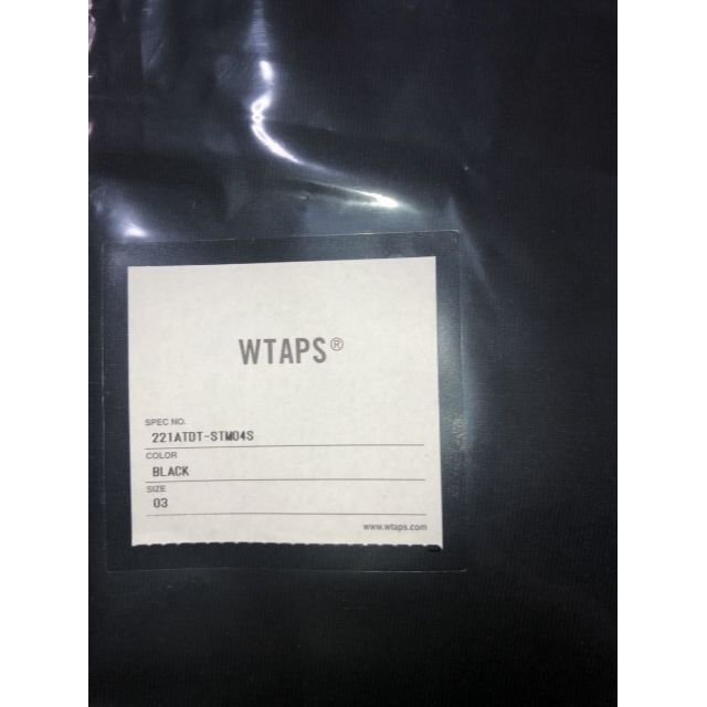 BLACK L 22SS WTAPS WHIP / SS / COTTON 2