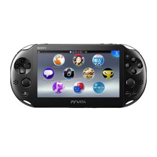 プレイステーションヴィータ(PlayStation Vita)のPS Vitaブラック (PCH-2000ZA11) 美品 used(携帯用ゲーム機本体)