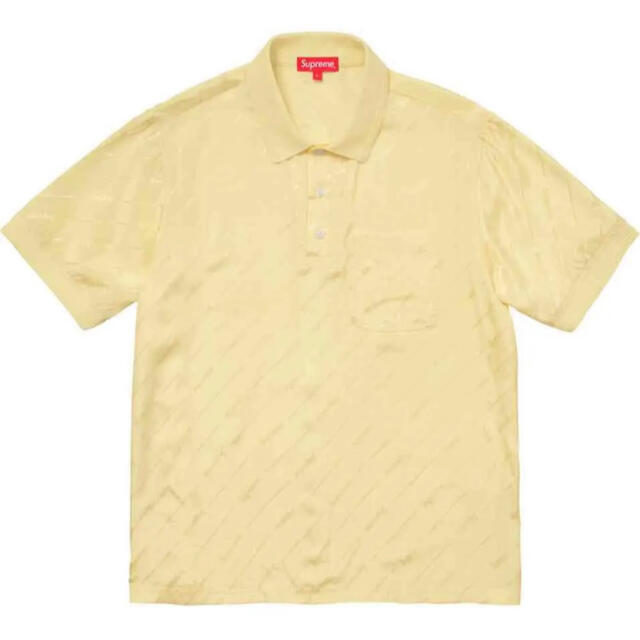 supreme jacquard logo silk polo 18ss | フリマアプリ ラクマ