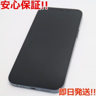 アイフォーン(iPhone)の超美品 SIMフリー iPhone12 Pro Max 128GBブルー(スマートフォン本体)