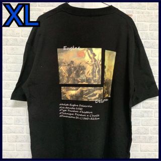 ライトオン(Right-on)の民衆を導く自由の女神 絵画プリントTシャツ(Tシャツ/カットソー(半袖/袖なし))