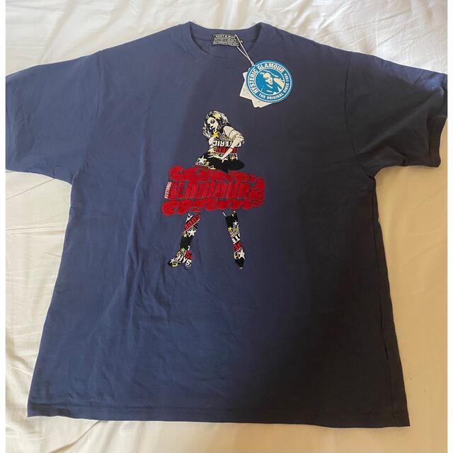 新品完売品 ヒステリックグラマー ヴィクセンガール刺繍 Tシャツ XL