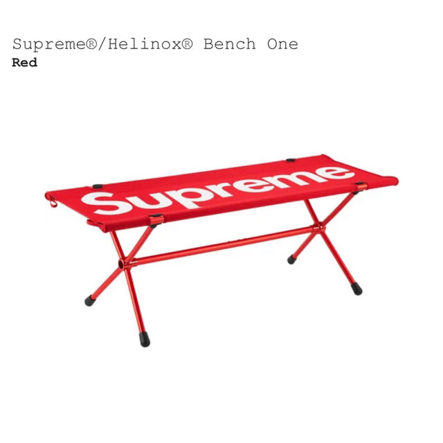 Supreme /Helinox Bench One Red